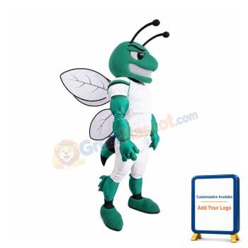 Sport Green Bee Mascot Costume