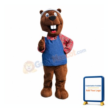 Superb College Lightweight Beaver Mascot Costume