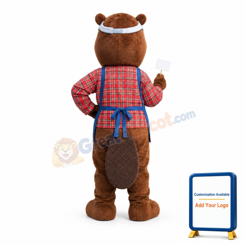 College Lightweight Beaver Mascot Costume