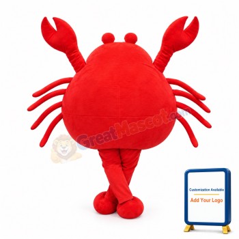 Red Crab Mascot Costume