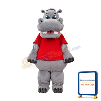 Hippo Mascot Costume