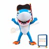 Diving Shark Mascot Costume