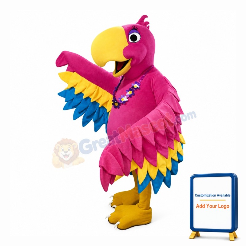 Parrot Girl Animal Mascot Costume