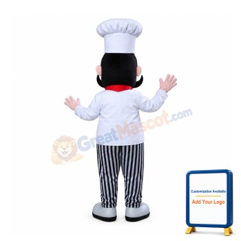 Chef Man Boy Mascot Costume