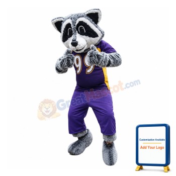 Sport Raccoon Mascot Costume