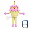 Happy Lightweight Birthday Cake Mascot Costume