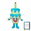 Birthday Cake Mascot Costume