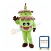 Green Birthday Cake Mascot Costume