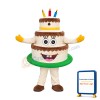 Professional Birthday Cake Mascot Costume