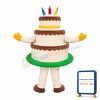 Professional Birthday Cake Mascot Costume