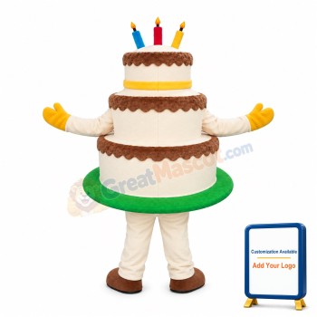 Professional Birthday Cake Mascot Costume