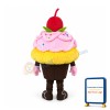 Pink Birthday Cake Mascot Costume