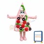 Pink Pizza Mascot Costume