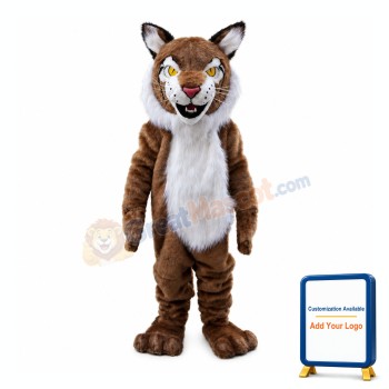 Wild Cat Bobcat Mascot Costume