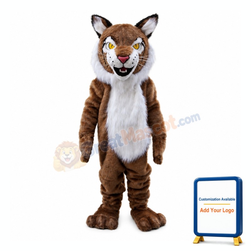 Wild Cat Bobcat Mascot Costume