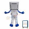 Happy Computer Mascot Costume