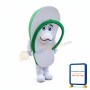 Green Slipper Mascot Costume