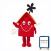 Red House Mascot Costume
