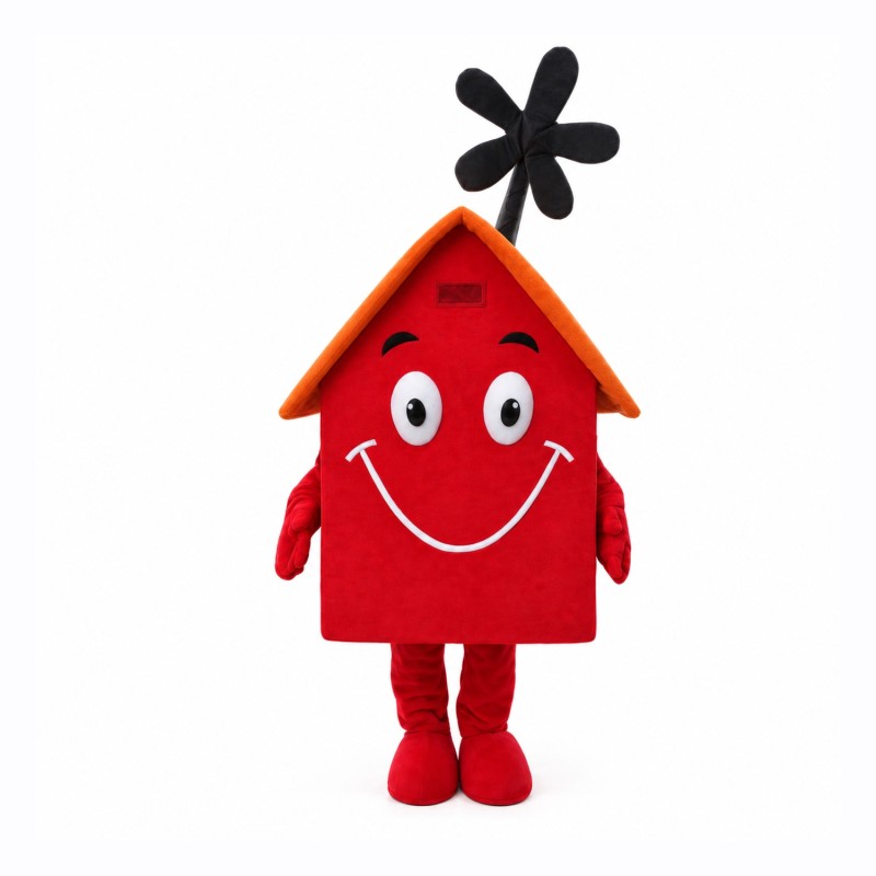 Red House Mascot Costume