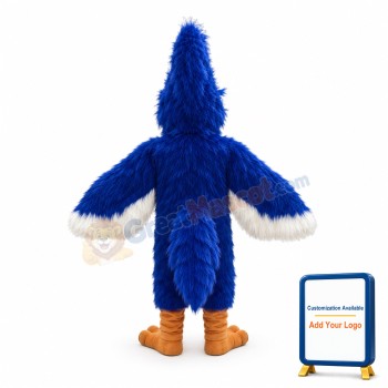 Fierce Blue Jay Mascot Costume