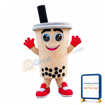 Milk Tea Mascot Costume