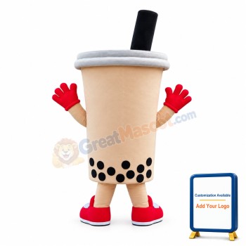Milk Tea Mascot Costume