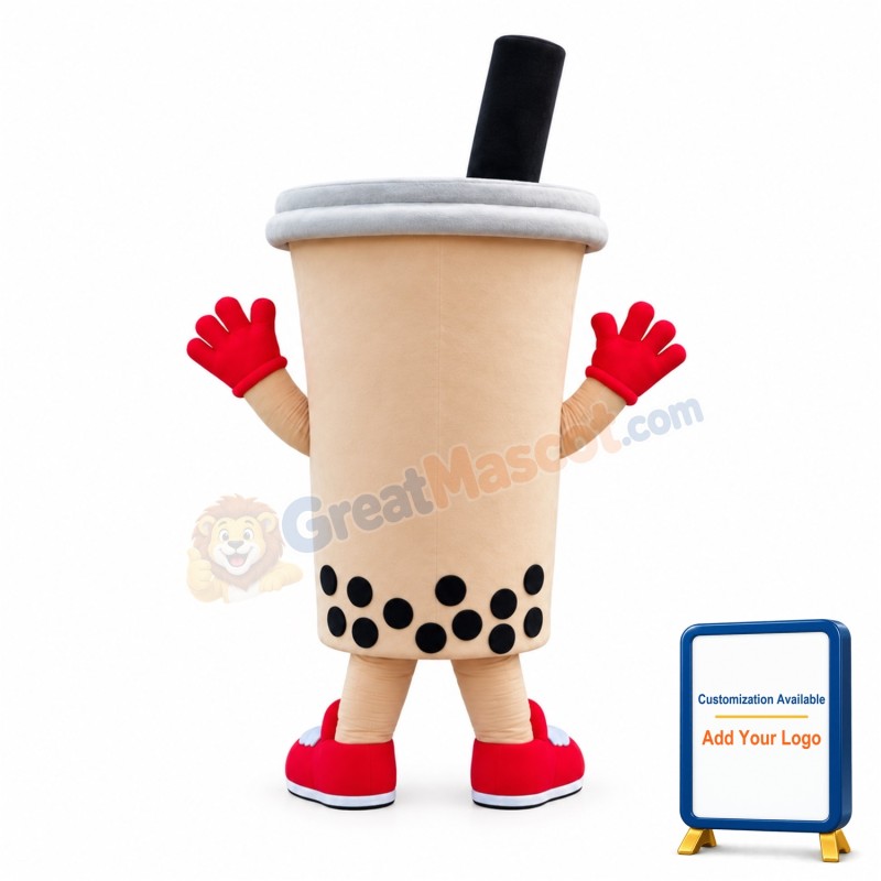 Milk Tea Mascot Costume