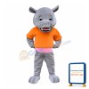 Friendly Hippo Mascot Costume