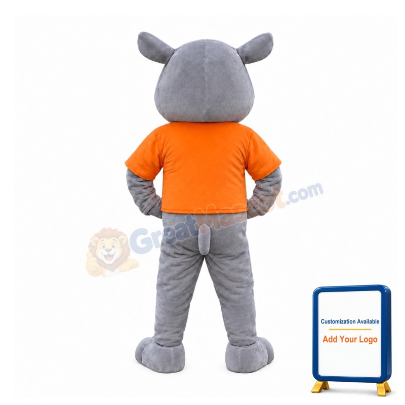 Friendly Hippo Mascot Costume