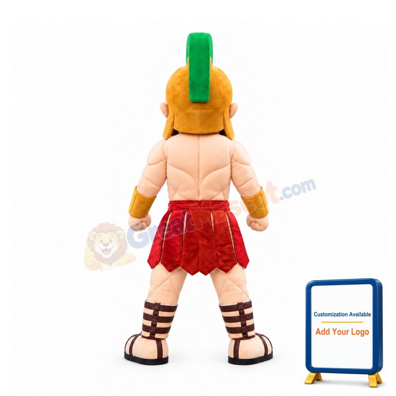 Young Power Spartan Mascot Costume