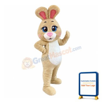 Beautiful Brown Rabbit Mascot Costume