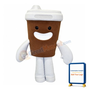 Lovely Coffee Cup Mascot Costume