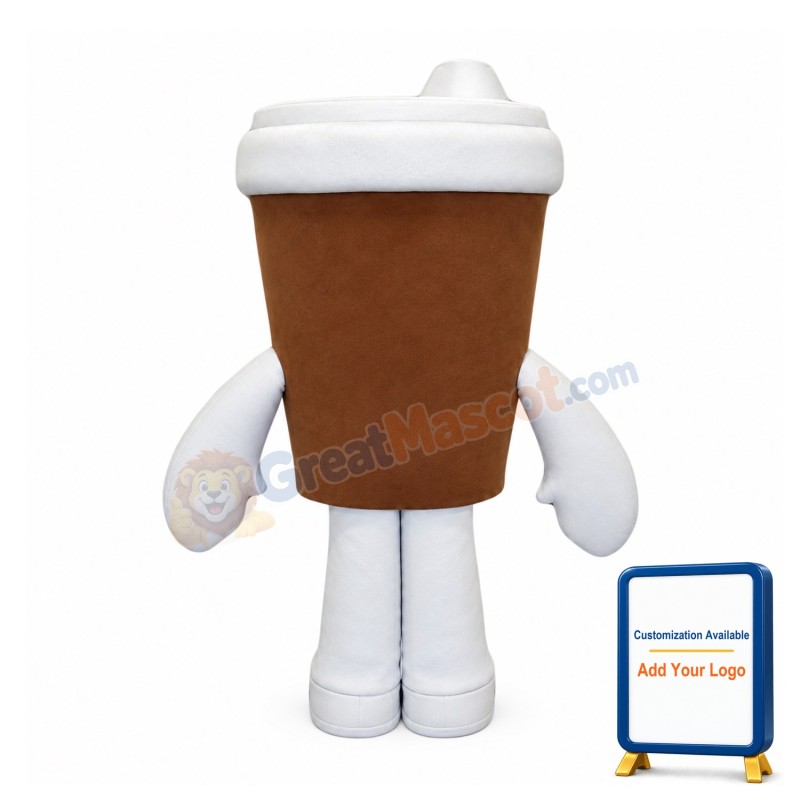 Lovely Coffee Cup Mascot Costume