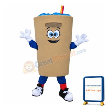 Superb Coffee Cup Mascot Costume