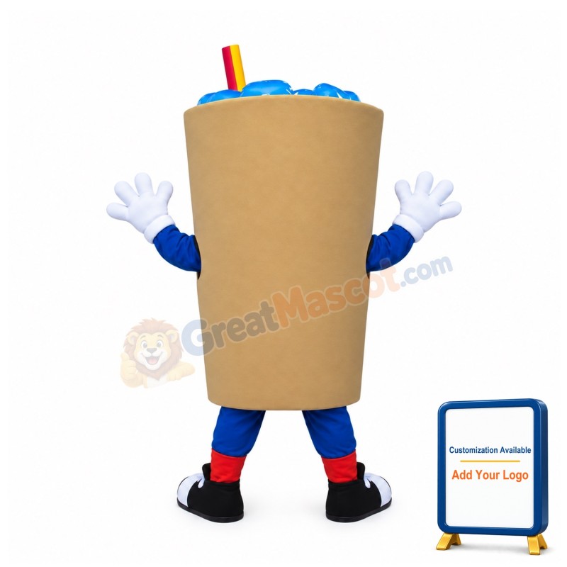 Coffee Cup Mascot Costume
