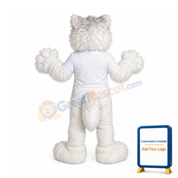 Friendly Polar Bear Mascot Costume for Adult