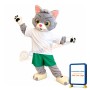Lovely Realistic Cat Mascot Costume