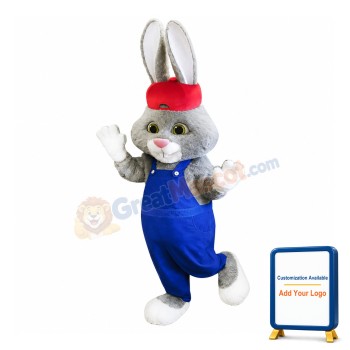 Lovely Long-eared Rabbit Mascot Costume