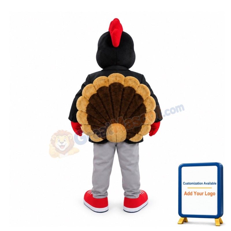Lightweight Turkey Mascot Costume