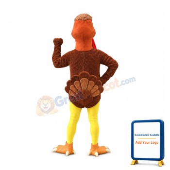 Lightweight Turkey Mascot Costume
