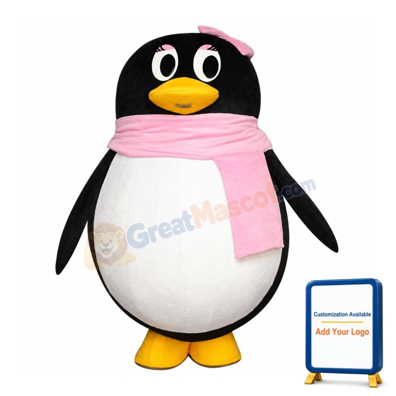 Lovely Female Penguin Mascot Costume