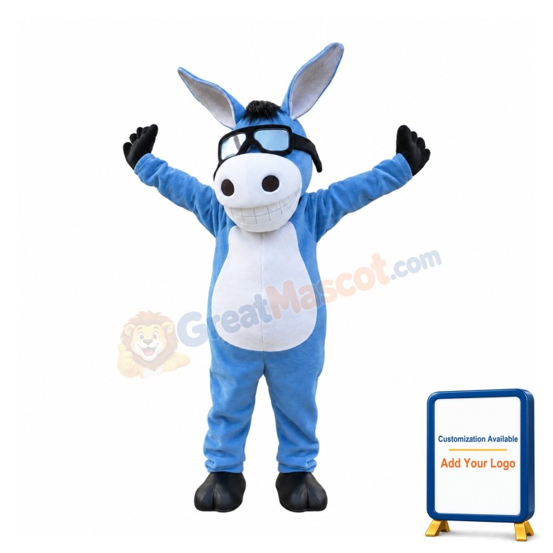 Cool Donkey Mascot Costume
