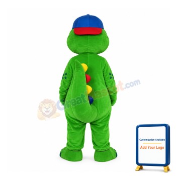 Happy Lightweight Dinosaur Mascot Costume