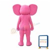 Pink Elephant Mascot Costume