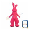 Pink Rabbit Mascot Costume