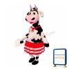 Beautiful Cow Mascot Costume