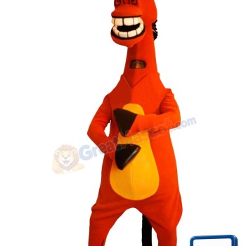 Red Horse Mascot Costume