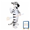 Cartoon White Tiger Mascot Costume