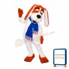 Lovely White Dog Mascot Costume for Adult