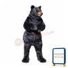 Realistic Wild Black Bear Mascot Costume